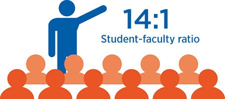 14:1 Student-faculty ratio