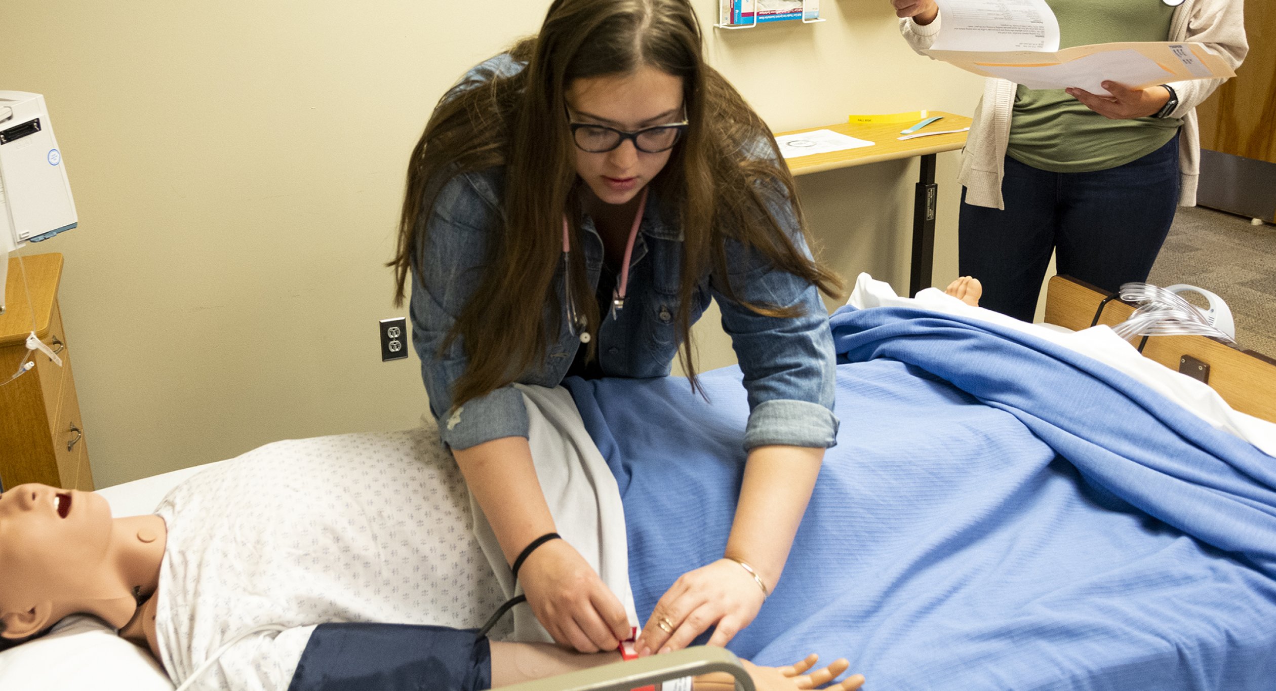 Nursing simulation lab at Utica College