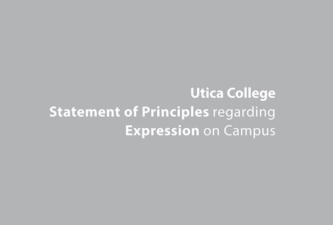 Statement of Principles regarding Expression on Campus