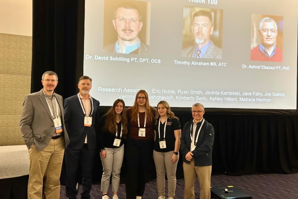 PT Students and faculty present at American Physical Therapy Association Conference 2024.